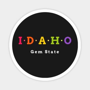 Idaho, USA. Gem State. Magnet